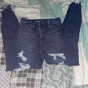 American eagle Curvy super high rise jegging jeans size 4!